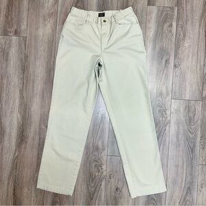 Stretch Riders Khaki Trousers Work Casual Pants Size 10 L